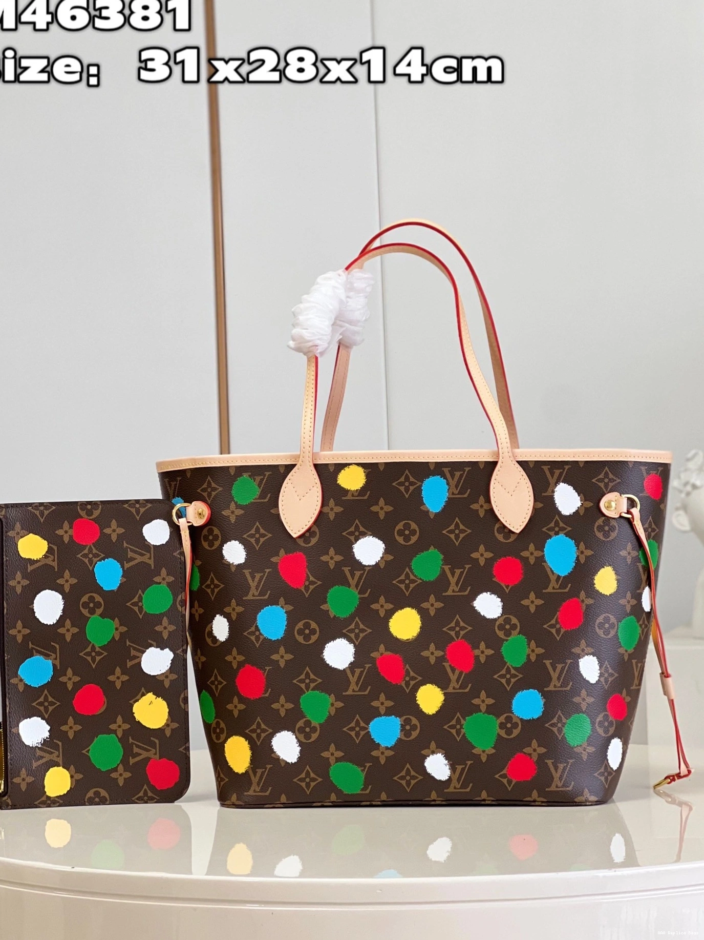 Aaa replica bags MM LOUIS YK NEVERFULL VUITTON x 0727